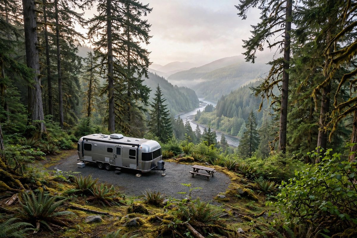 Private RV sites in Pacific Northwest